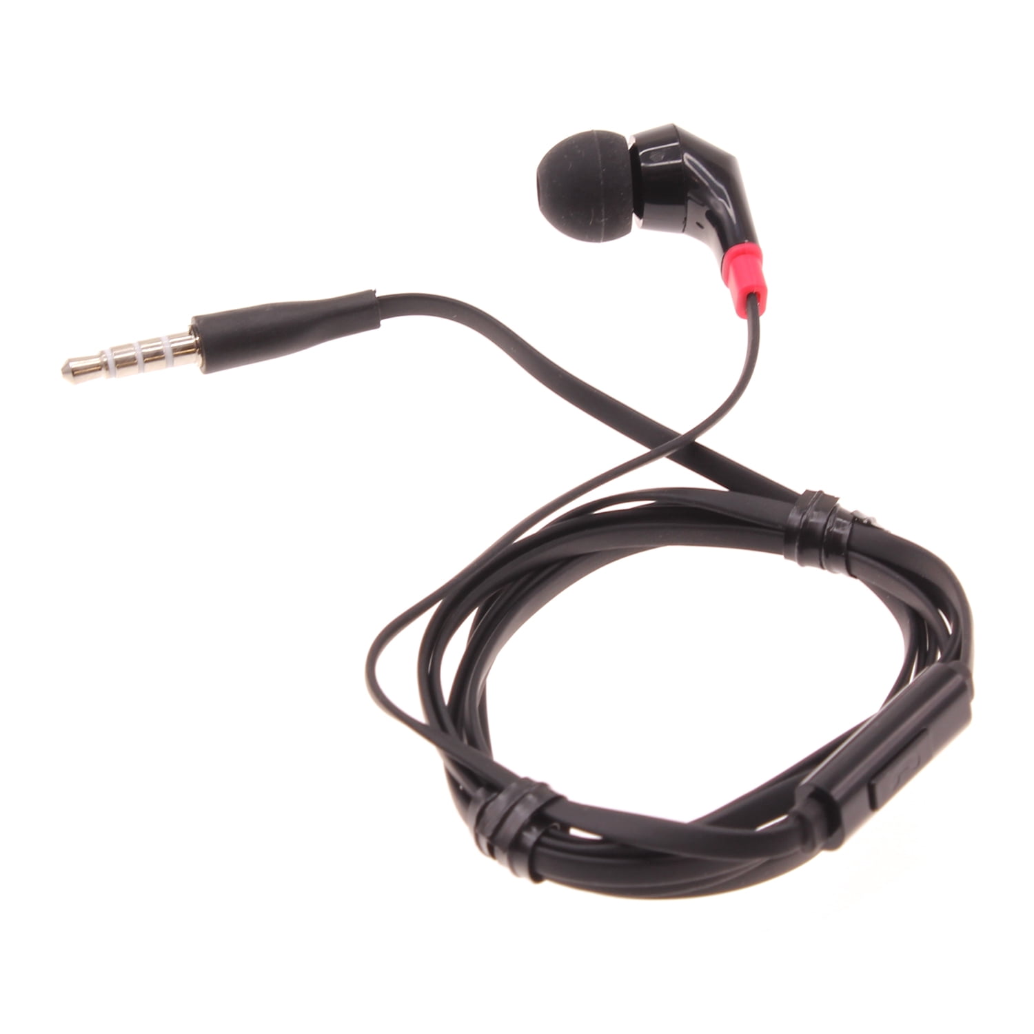Mono Headset Earphone w Mic for Motorola Moto G 5G (2022)/Moto G 5G (2023)/Moto 5G (2024)/Moto 5G (2025)  - Wired Earbud 3.5mm Single Headphone Hands-free Microphone Black
