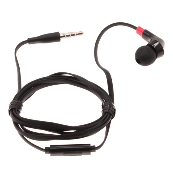 Mono Headset for Motorola Moto G 5G (2023), Earphone w Mic Wired Earbud 3.5mm Single Headphone Hands-free Microphone Black for Motorola Moto G 5G (2023) Phone