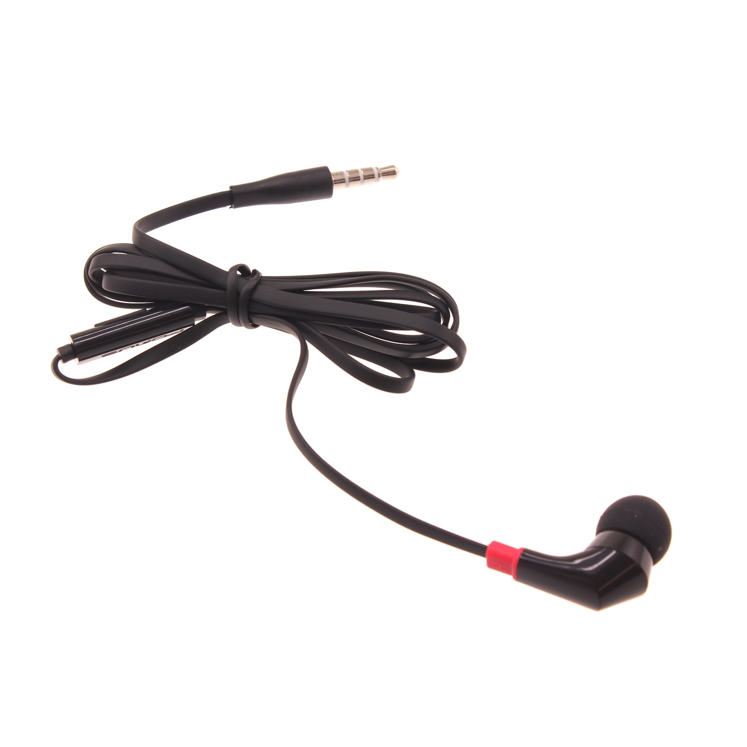 Mono Headset for Motorola Moto Tab G62/Tab G70 - Earphone w Mic Wired Earbud 3.5mm Single Headphone Hands-free Microphone Black