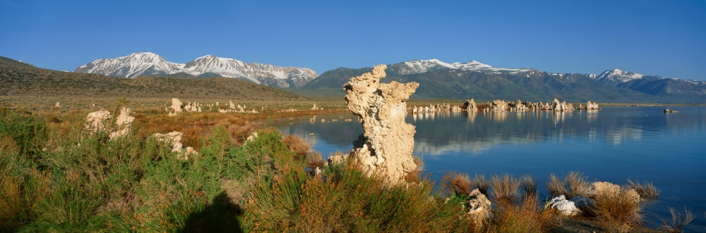Mono Lake Tufa Rock CA Canvas Art - Panoramic Images (36 x 12)