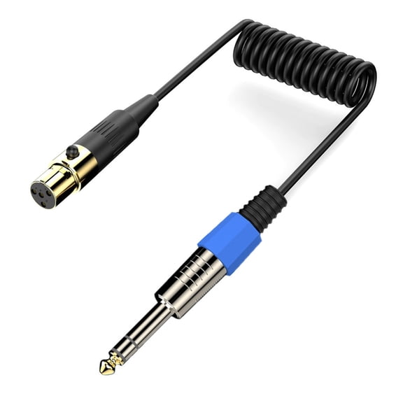Mono Sound Adapter Cable 3.5mm TRS to Female Cable Multifunction Connection Cord Flexible Cable for Power Speakers