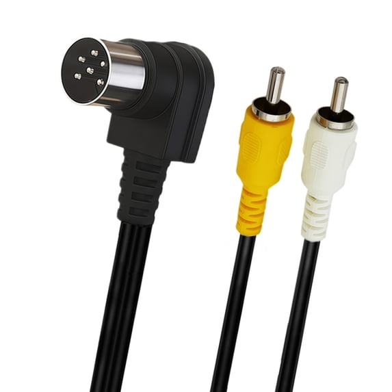 mono-sound-composite-video-cable-6-pin-din-av-cord-with-yellow-white