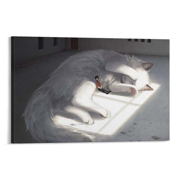 MonoKubo Illustrator Japanese Painting Home Decor Poster Wall Art Hanging Picture Print Bedroom Decorative Painting Posters Room Aesthetic 24x36inch(60x90cm)