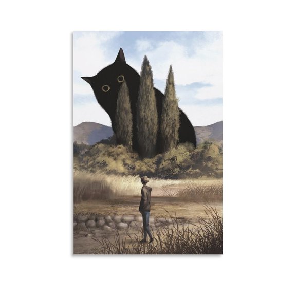 MonoKubo Japanese Illustrator Fantasy Digital Painting Canvas Wall Art Poster Decorative Bedroom Modern Home Print Picture Artworks Posters 16x24inch(40x60cm)