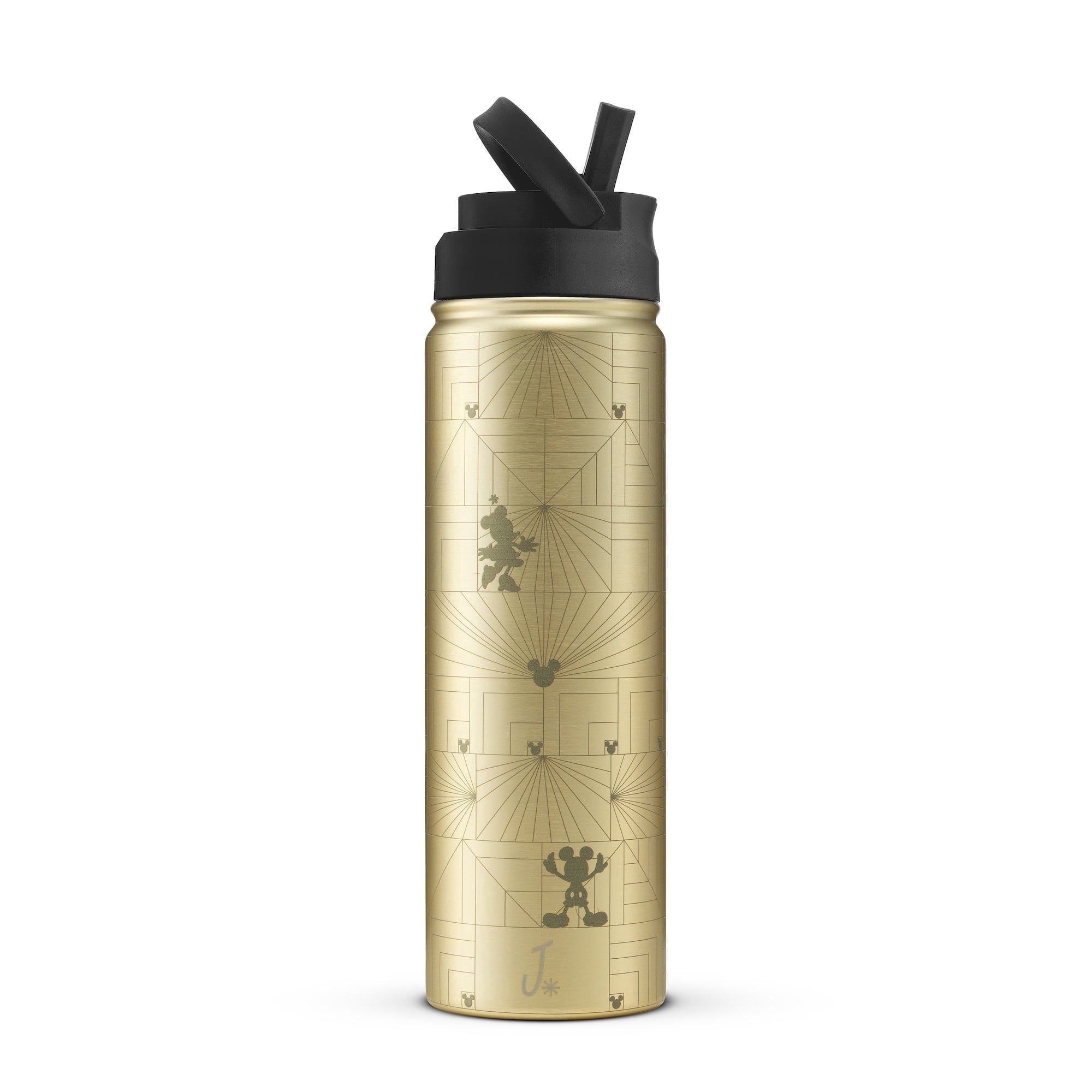 Disney Mickey Mouse and Minnie Mouse MonoMouse Stainless Steel Water ...