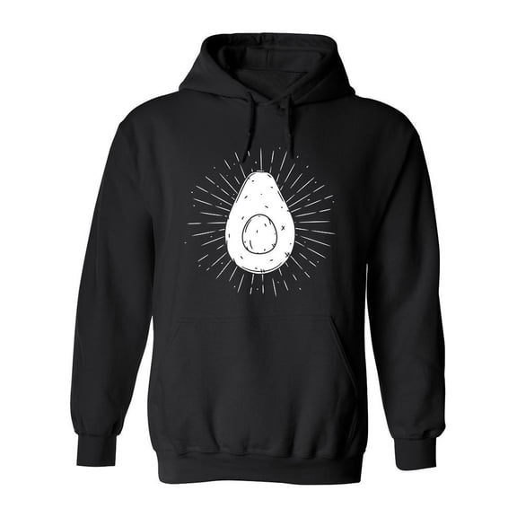 Monochromatic Avocado Hoodie Men -Image by Shutterstock, Male 3X-Large