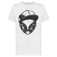 thumbnail image 1 of Monochrome Alien T-Shirt Men -Image by Shutterstock, Male Small, 1 of 2