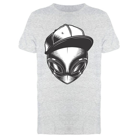 Monochrome Alien T-Shirt Men -Image by Shutterstock, Male x-Large