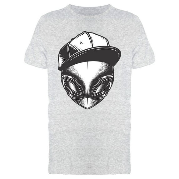 Monochrome Alien T-Shirt Men -Image by Shutterstock, Male x-Large