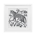 thumbnail image 1 of Stupell Industries Eclectic Monochrome Detail Leopard White Framed Print Under Glass, 13 x 13, by Lettered and Lined, 1 of 8