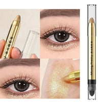 Monochrome Eye Shadow Pen, Pearlescent Eye Shadow, Fine Glitter Eye Shadow Pen for Brightening and Contouring, Long-Lasting Natural Finish with UV Protection and Clean, Radiant Complexion