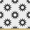 thumbnail image 1 of Ambesonne Monochrome Fabric by the Yard Upholstery, Zigzag Blast Formations, 3 Yards, Charcoal Grey Multicolor, 1 of 4