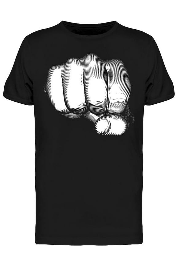 Monochrome Fist T-Shirt Men -Image by Shutterstock, Male Medium