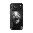 thumbnail image 1 of Monochrome Gothic Nun Chrome Detail Illustration Case with iPhone 17 to 11 Pro Max, 1 of 2