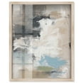 thumbnail image 1 of Monochrome Mix Shadowbox Print Neutral Abstract Art by Art Remedy, Blonde Frame, 16 x 20, 1 of 6