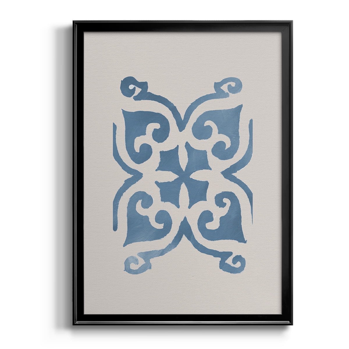 Monochrome Terra Mesa Tile II Premium Framed Print - Ready to Hang