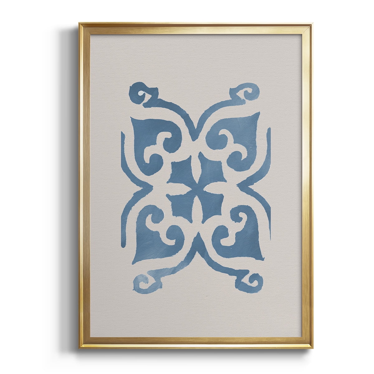 Monochrome Terra Mesa Tile II Premium Framed Print - Ready to Hang