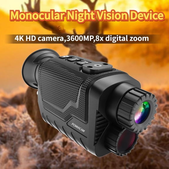 Monocular Infrared Night Vision Telescope with 400M Range NV8260 Built-in rechargeable Battery Outdoor Security Monitoring