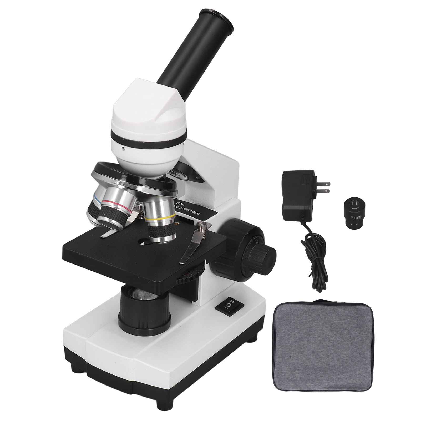 Monocular Microscope 40X?640X Biological Compound Monocular Microscope ...