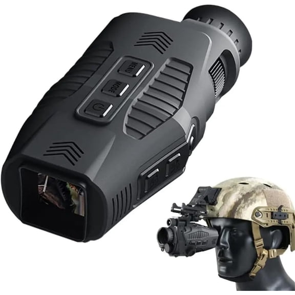 Monocular Night Vision Device - 1080P Photo and Video Recording with 5X Digital Zoom and 300M Viewing Range