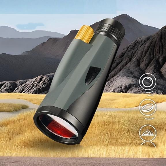 Monocular Telescope 10-30X High-Definition Zoom 60Mm Large Aperture With Adjustable Focus System Non-Slip Grip And Portable Lightweight Design For Outdoor Bird Watching Hunting
