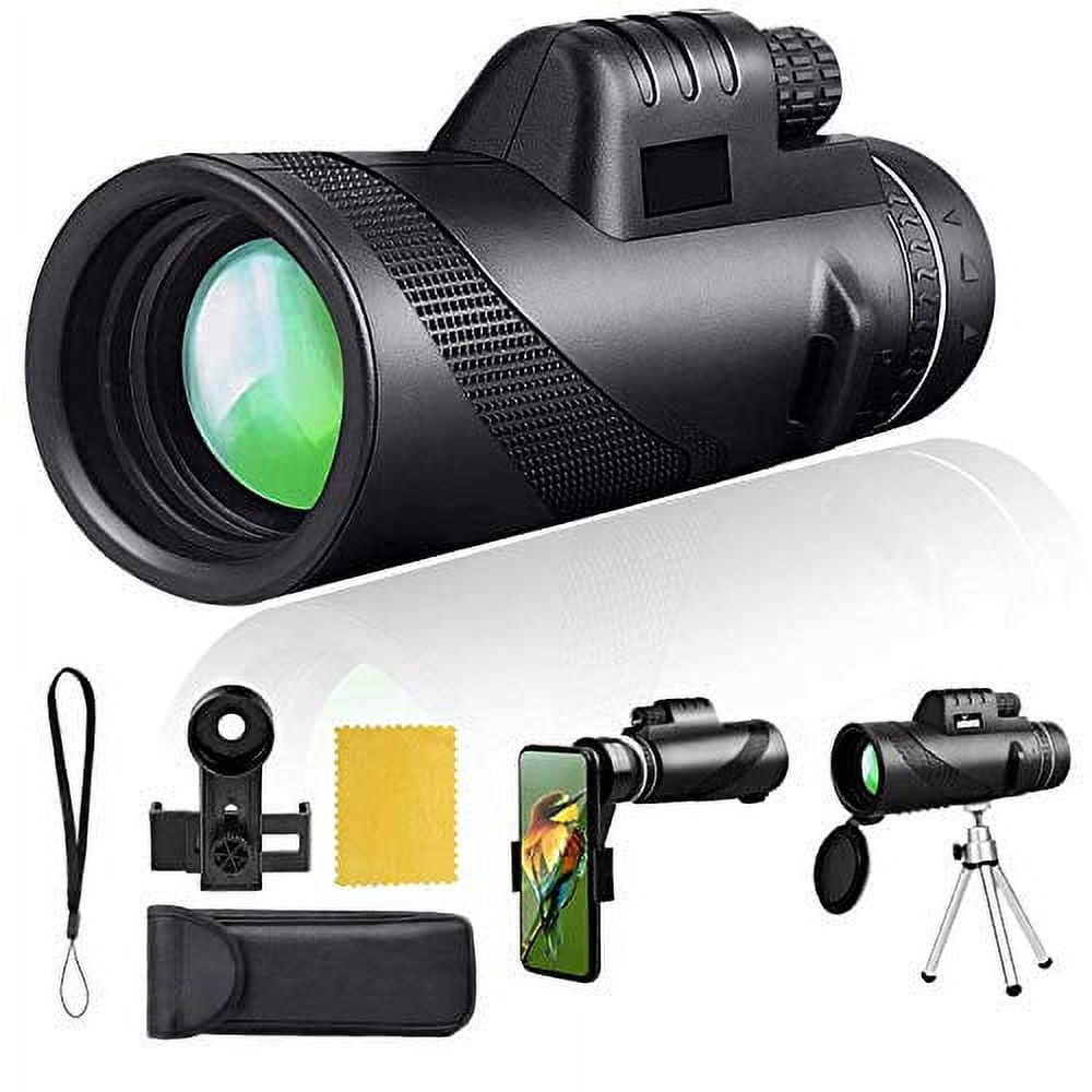 Monocular Telescope, 40X60 Compact High Power Monoculars for Adults for Bird Watching Wildlife