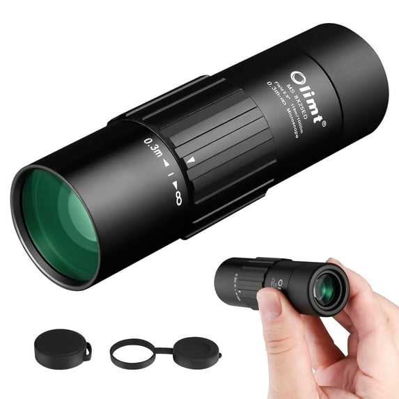 8x25 Monocular Telescope, Mini Pocket Compact Small Size Handheld Wide Angle for Adults