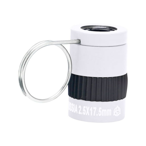 Monocular Telescope Travel BinocularsUltra Miniature Fingertip Binoculars Monoculars Compact Portable Mini Handheld Binoculars Pocket High Magnification Scope,Camping Hiking Travel Tech Goggles White