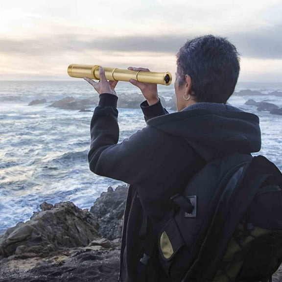 Monocular Telescope, Yrmaups 30x40 High Power Monocular Telescope, Handheld Brass Spyglass with Adjustable Zoom and Waterproof Body, Compact Optics for Bird Watching Hunting and Travel