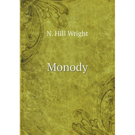 Monody (Paperback)