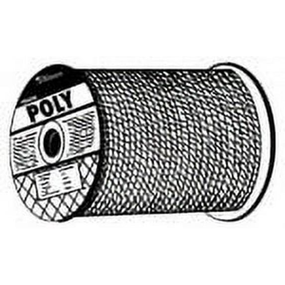 Monofilament Twisted Poly Ropes, 2,168 lb Cap., 600 ft, Polypropylene, Yellow