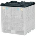 thumbnail image 1 of Monoflo Folding Bulk Shipping Container Lid BC3230LID - 32""L x 30""W Black, 1 of 1