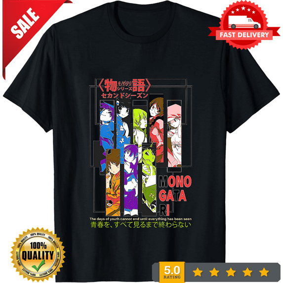 Monogatari Size S to 5XL Made in the USA T-Shirt, CROWD FAVORIT-TH71655
