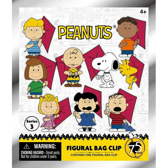 Monogram  3D-Peanuts Figural Clip Collectable Keychains- Bag Clip (Series 3)