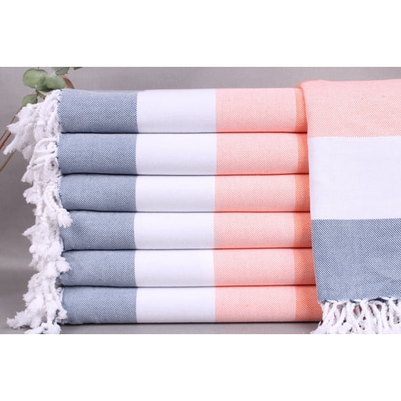 Monogram Beach Towel, Bachelorette Towel, Orange-Gray Towel, Striped Towel, 40x71 Inches Boho Beach Towel, Bridesmaid Towel, Guest Towel,
