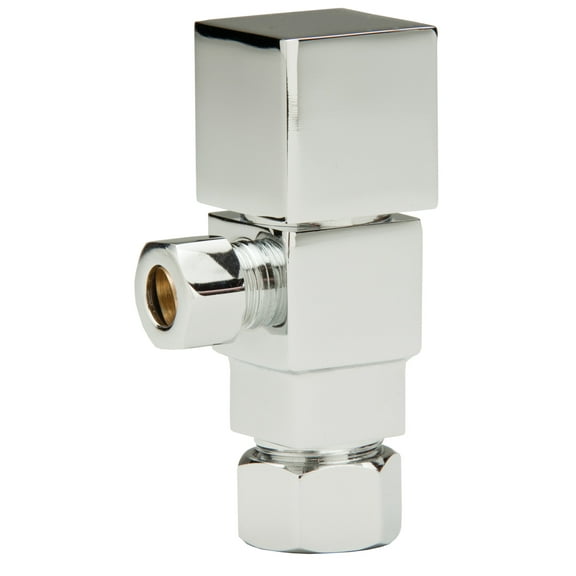 Monogram Brass Mb-Svlv-900 Decorative Contemporary Quarter-Turn Water Supply Angle Stop -