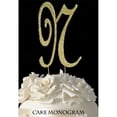 thumbnail image 1 of Monogram Cake Toppers - Gold Rhinestone - N, 1 of 1