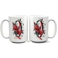 thumbnail image 1 of Monogram Coffee Mug Letter Q – Personalized Ceramic Cup with Name for Her, Custom Initial Coffee Mug 11oz or 15oz – Mother's Day, Father's Day, Birthday Daily Drinkware, 1 of 6