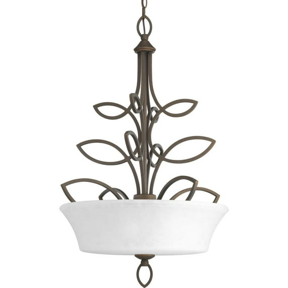 Monogram Collection Three-Light Inverted Pendant