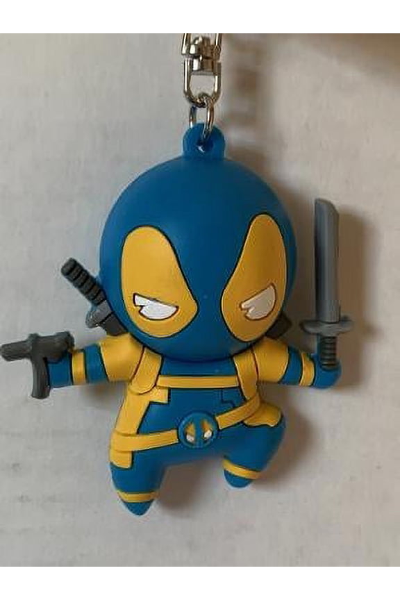 -Deadpool 3D Figural Keyring- Deadpool Exclusive A (Blue)