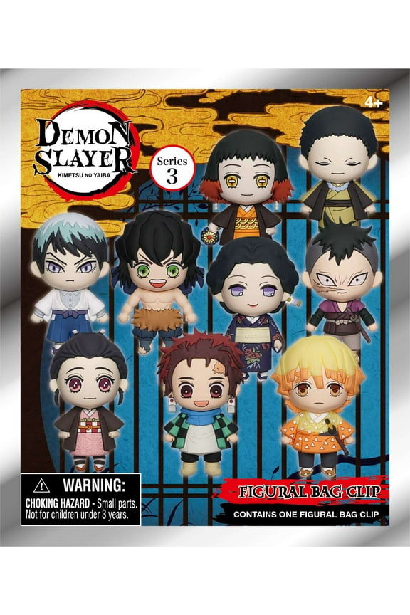 3D Figural Keyring Demon Slayer Series 3 Mystery Pack