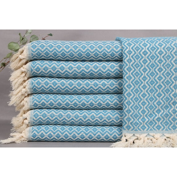 Monogram Dish Towel, Hanging Kitchen Towel, Turquoise Hand Towel, Diamond Towel, 18x36 Inches Turkish Towel, Spa Towel, Camping Towel,