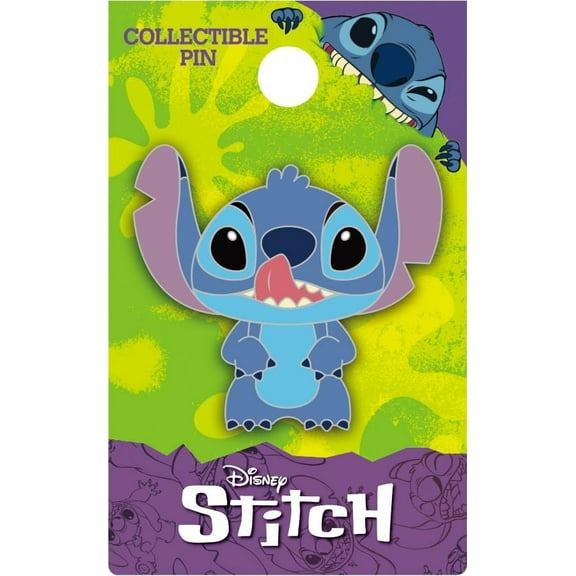 Monogram Disney Lilo & Stitch: Stitch Sticking His Tongue Out Enamel Pin