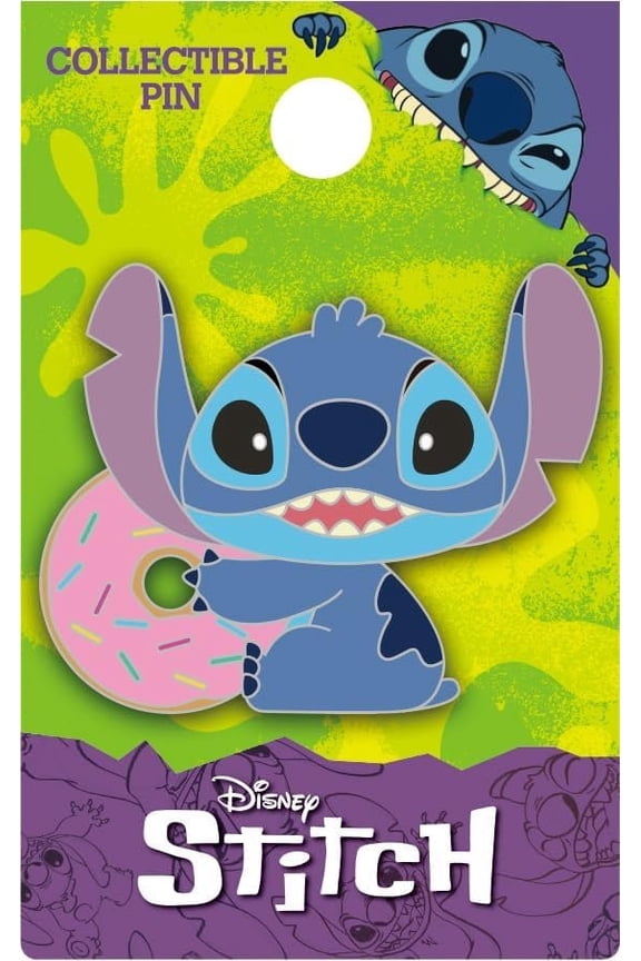Disney Lilo & Stitch: Stitch with Donut Enamel Pin