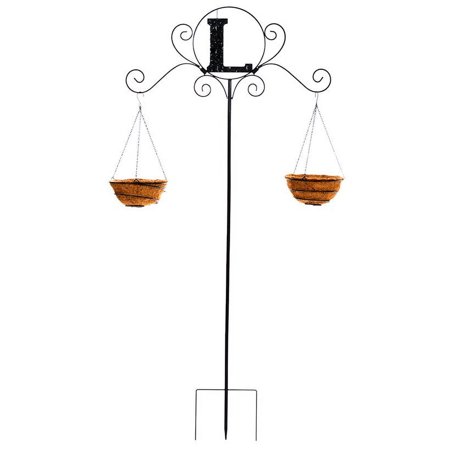 Monogram Double Planter Stakes - L