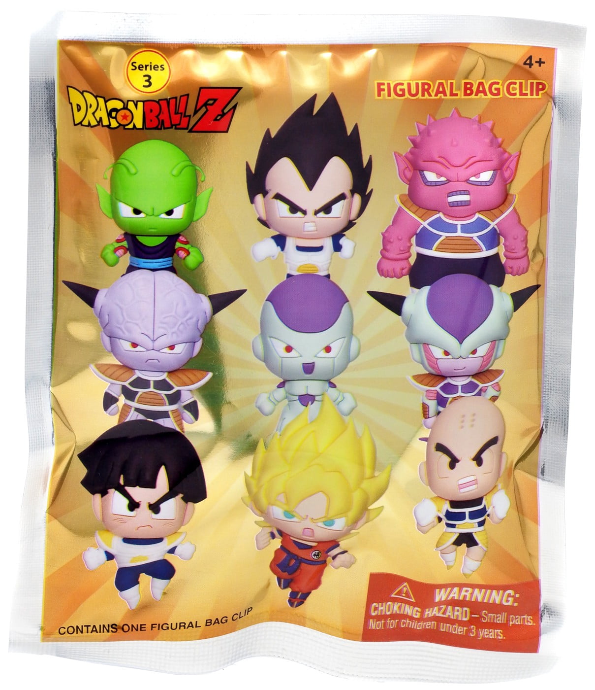 Dragon Ball Z Series 3 3D Foam Bag Clip | One Random