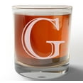 thumbnail image 1 of Monogram Etched Letter G 11oz Whiskey Rocks Glass Bourbon Scotch Lowball Old Fashioned Gifts for Him for Groomsmen for Husband, 1 of 7