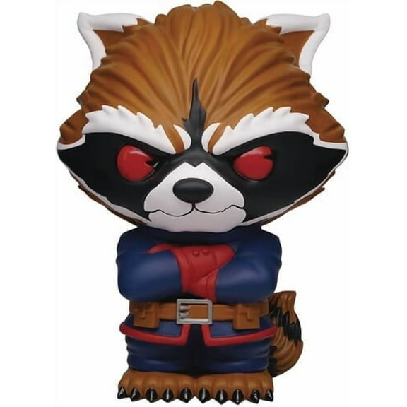 Monogram Guardians of the Galaxy Rocket Multicolor PVC Piggy Bank