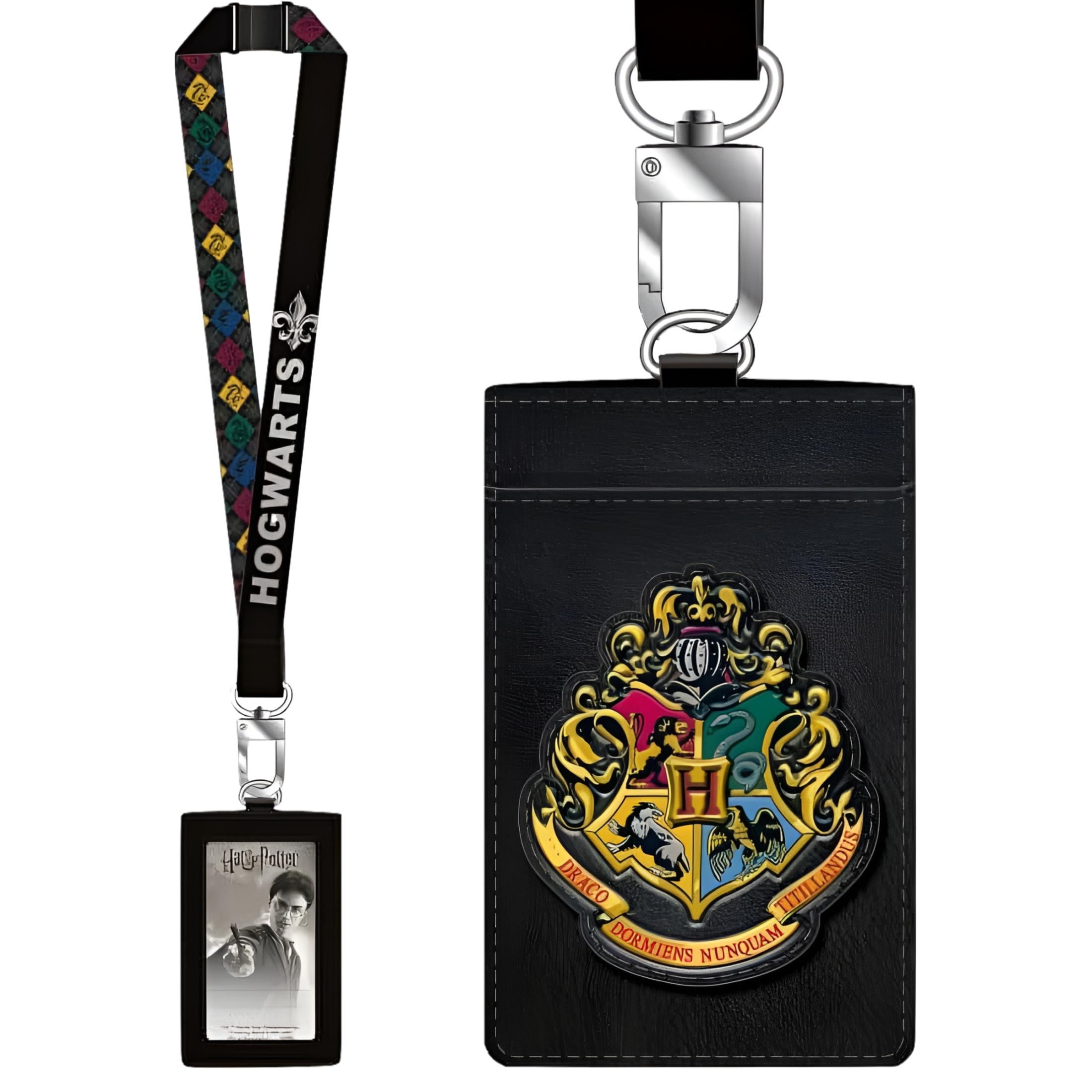 Monogram Harry Potter: Hogwarts Deluxe Lanyard with PU Card Holder