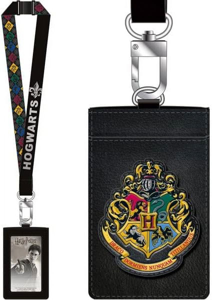Monogram Harry Potter: Hogwarts Deluxe Lanyard with PU Card Holder 